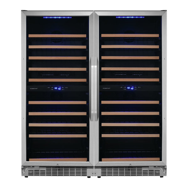 EdgeStar 46.88'' 202 Bottle Four Zone Freestanding Wine Refrigerator